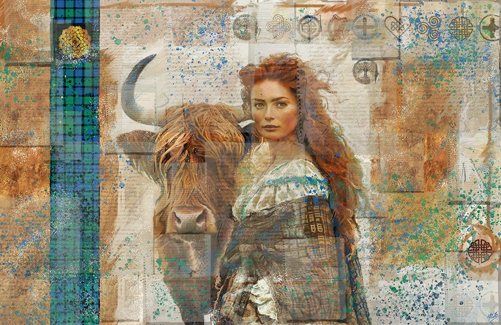 Scottish Goddess I art print by Marta Wiley for $57.95 CAD