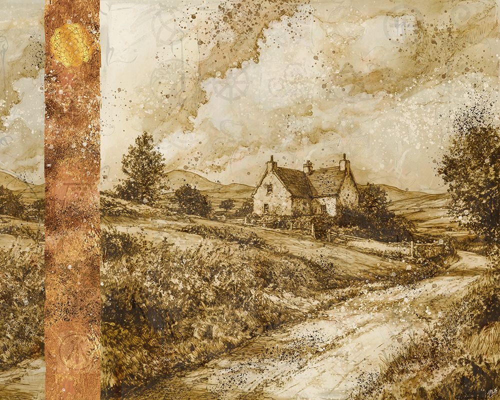 Scottish Countryside V art print by Marta Wiley for $57.95 CAD