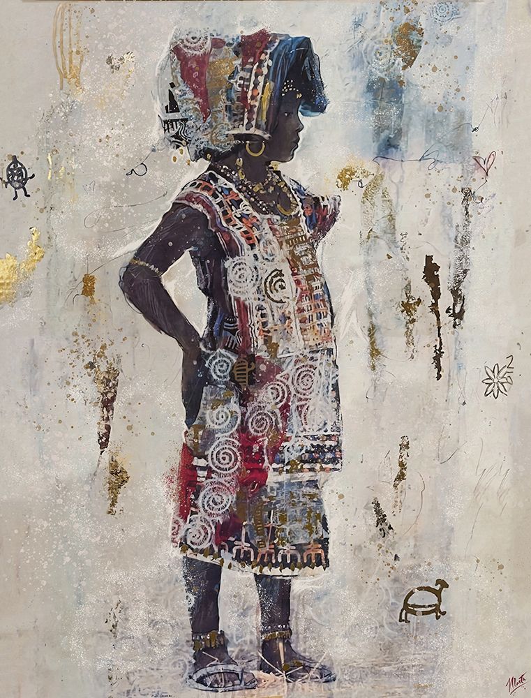 African Little Girl III art print by Marta Wiley for $57.95 CAD