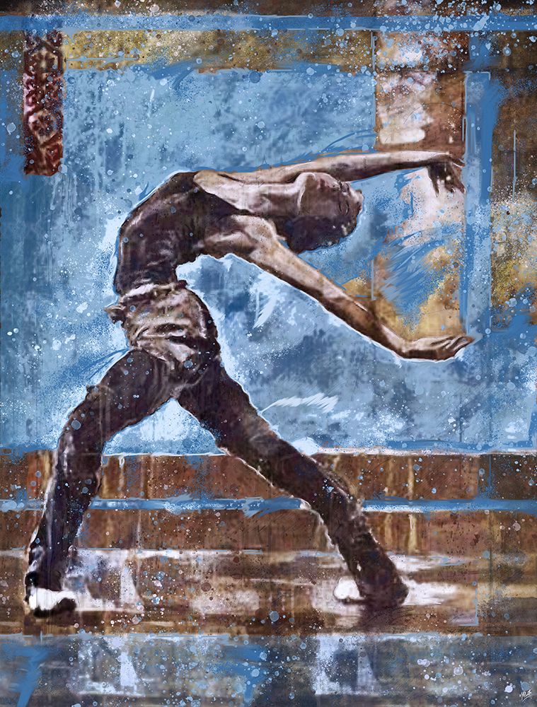 Ballet Light Blue art print by Marta Wiley for $57.95 CAD