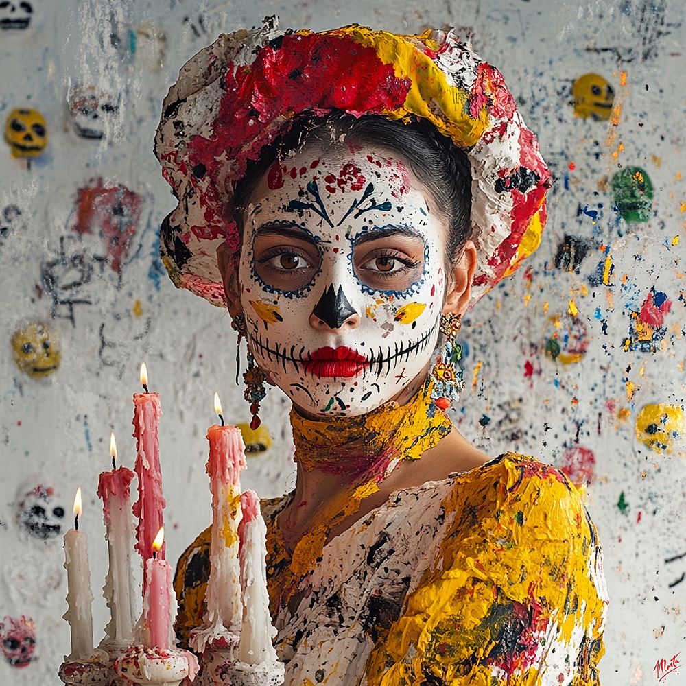 Mexico candles art print by Marta Wiley for $57.95 CAD