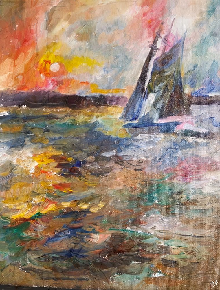 Soft Sailing II art print by Marta Wiley for $57.95 CAD