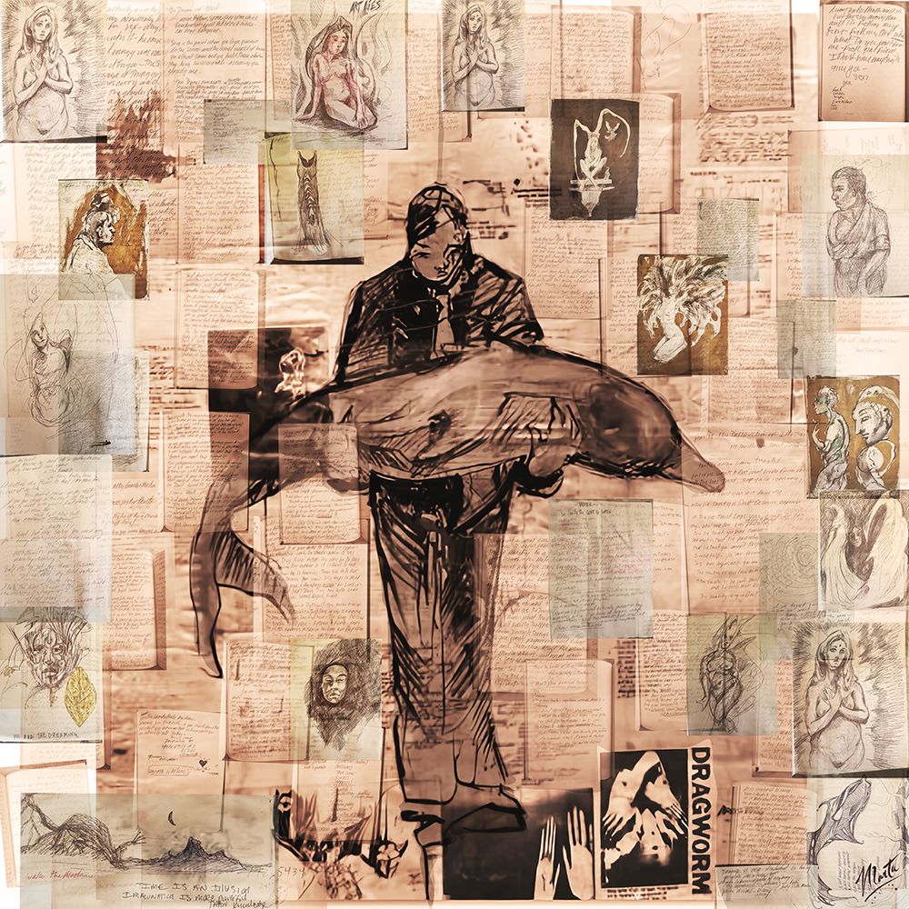 The Business Man & The Dolphin art print by Marta Wiley for $57.95 CAD