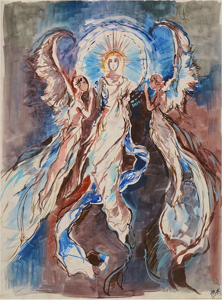 Angel Watercolor art print by Marta Wiley for $57.95 CAD