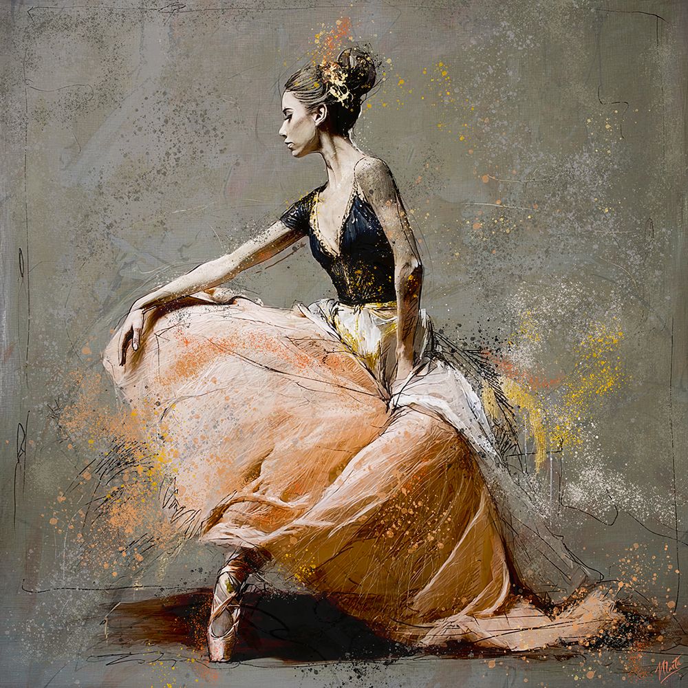 Ballerina Gray I art print by Marta Wiley for $57.95 CAD
