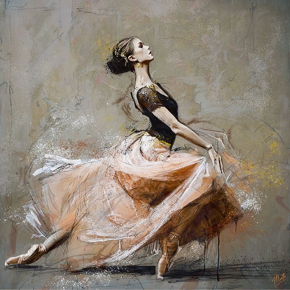 Ballerina Gray III art print by Marta Wiley for $57.95 CAD