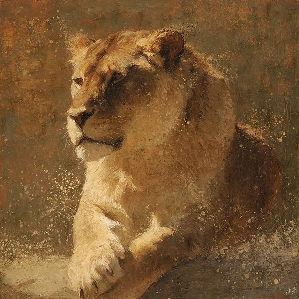 Lion I art print by Marta Wiley for $57.95 CAD