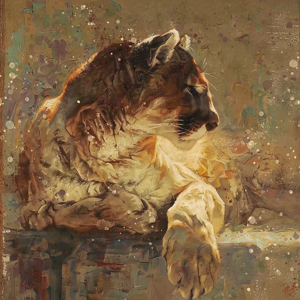Lion IIII art print by Marta Wiley for $57.95 CAD