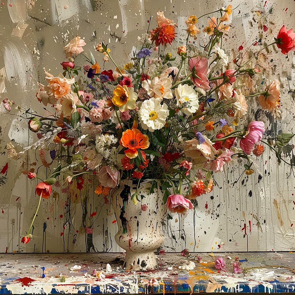 Flowers In Vase I art print by Marta Wiley for $57.95 CAD