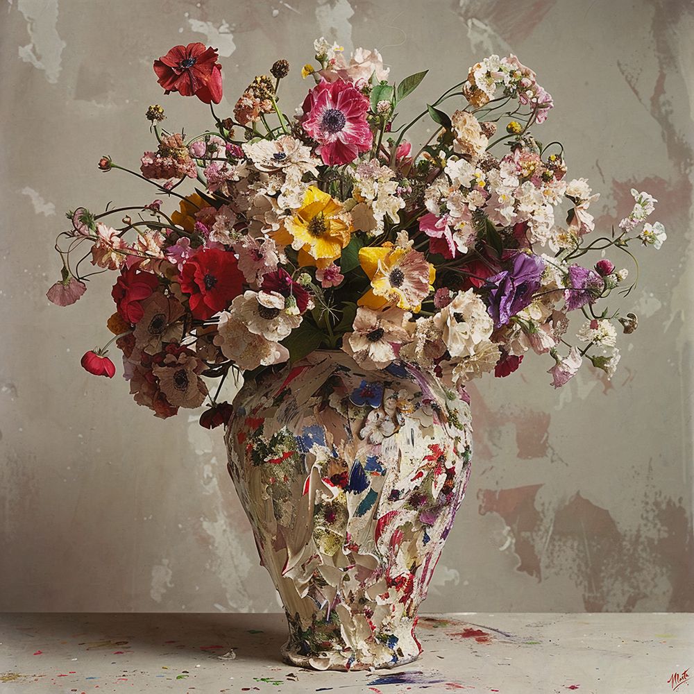Flowers In Vase III art print by Marta Wiley for $57.95 CAD