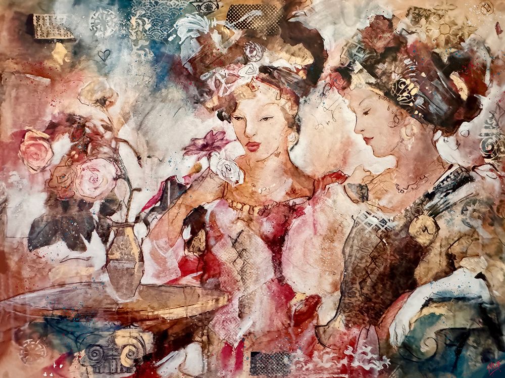 Colorful Ladies art print by Marta Wiley for $57.95 CAD