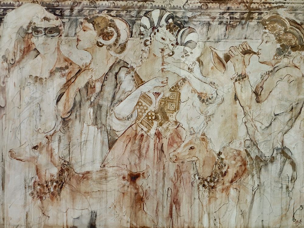 Deers in Dance art print by Marta Wiley for $57.95 CAD