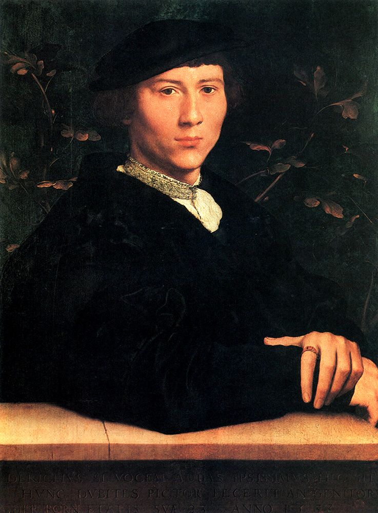 Derich Born 1533 art print by Hans Holbein the Younger for $57.95 CAD