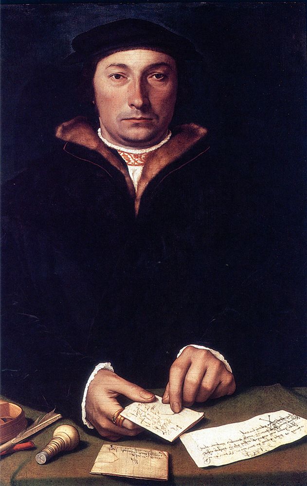 Dirk Tybis 1533 art print by Hans Holbein the Younger for $57.95 CAD