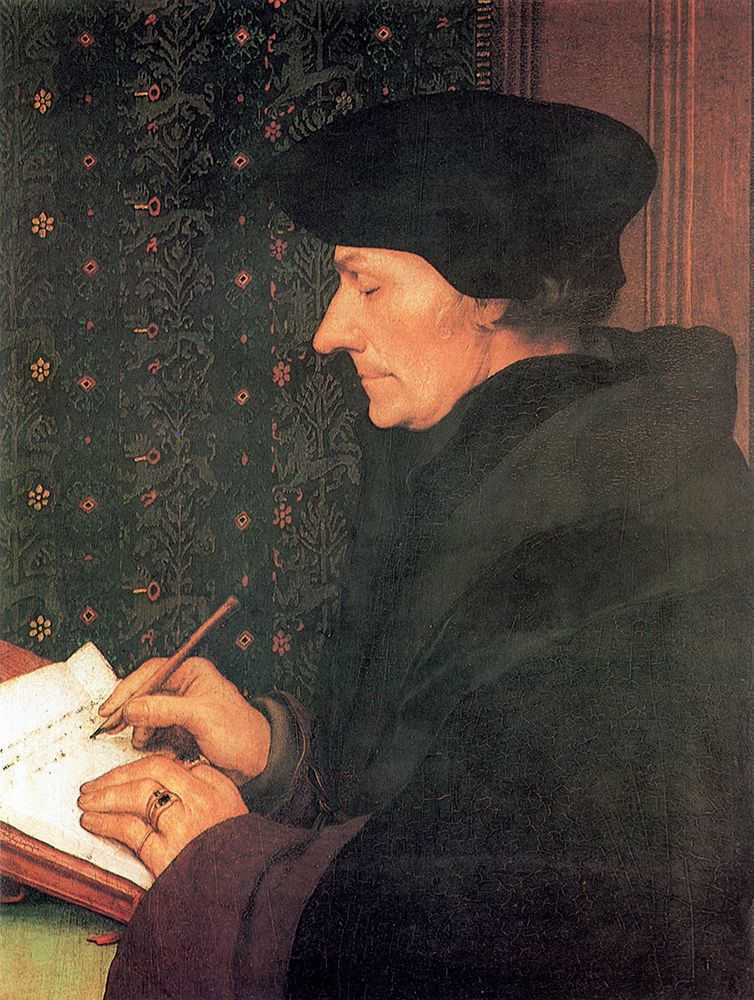 Erasmus 1523 art print by Hans Holbein the Younger for $57.95 CAD
