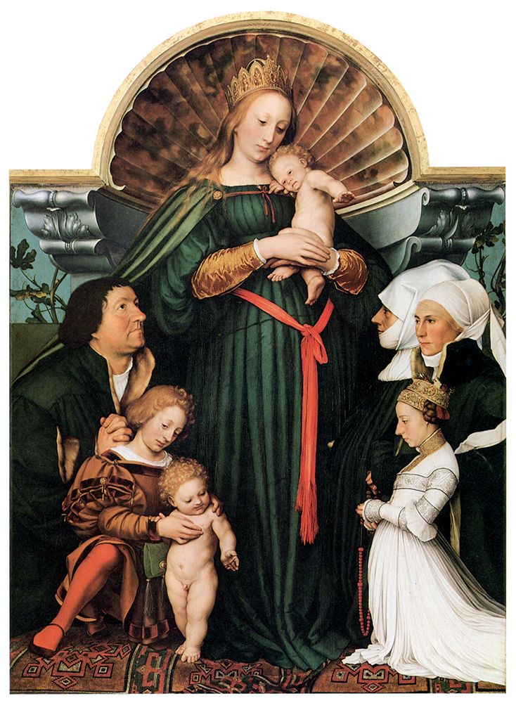 Meyer Madonna 1526 art print by Hans Holbein the Younger for $57.95 CAD