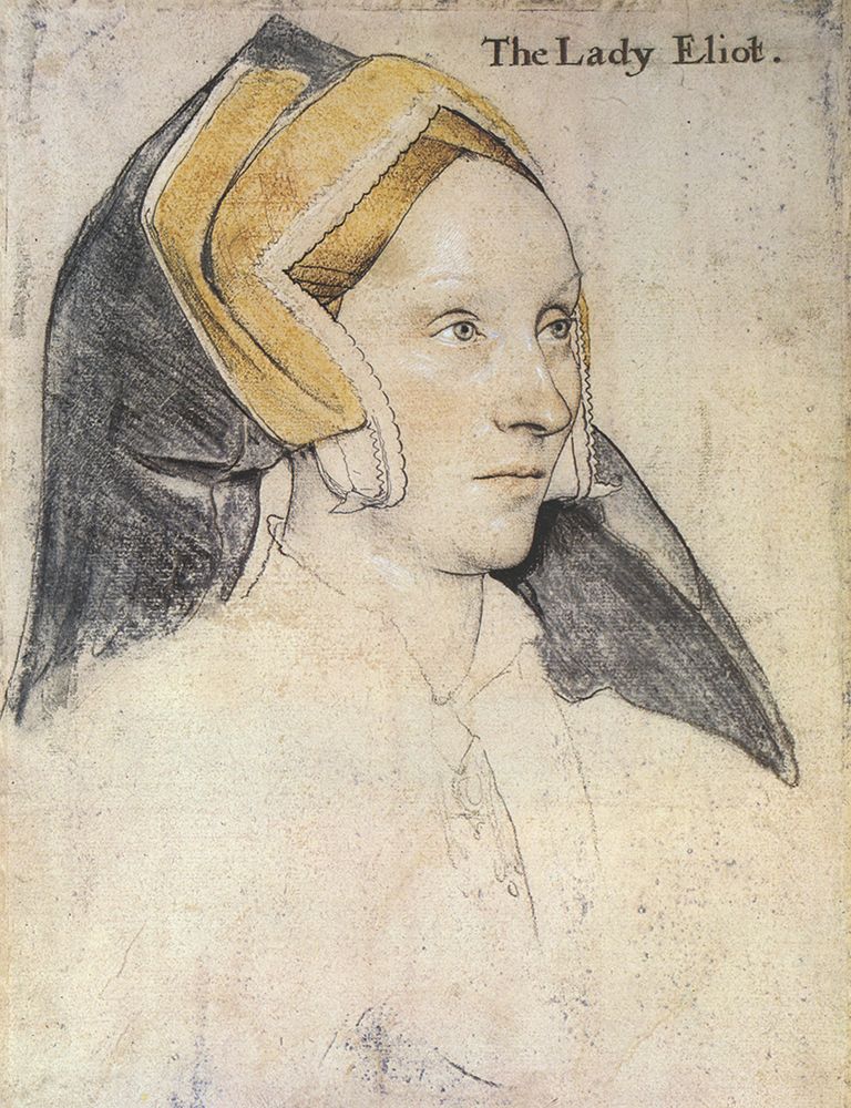 The Lady Eliot 1532 art print by Hans Holbein the Younger for $57.95 CAD
