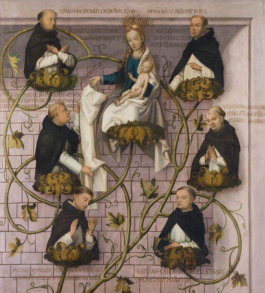 Lineage of the Dominican Order ca 1501 art print by Hans Holbein the Elder for $57.95 CAD