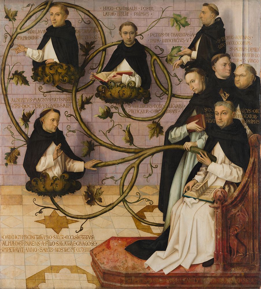 Lineage of the Dominican Order 1501 art print by Hans Holbein the Elder for $57.95 CAD