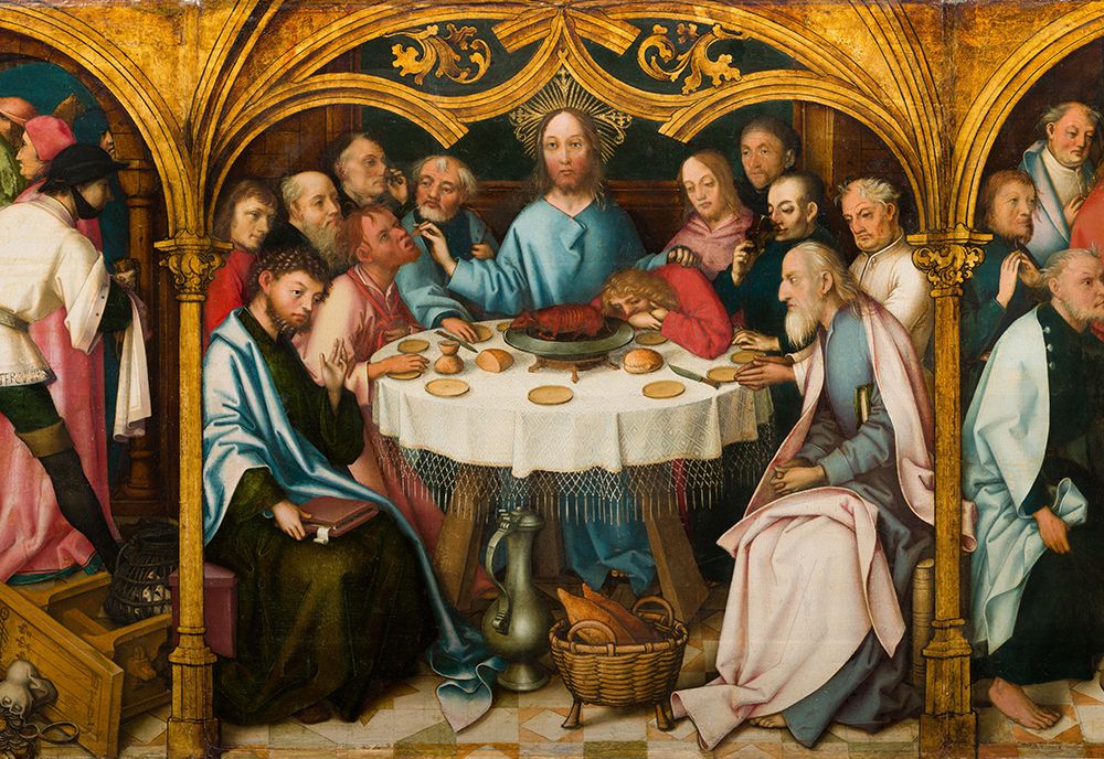 The Last Supper 1501 art print by Hans Holbein the Elder for $57.95 CAD