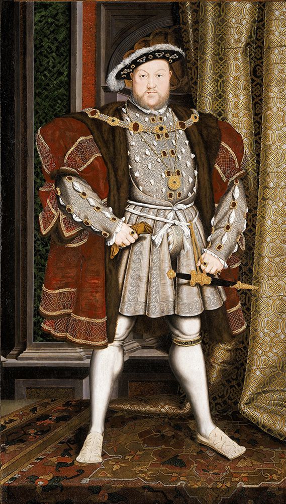 Portrait of Henry VIII ca 1540 art print by Hans Holbein the Younger for $57.95 CAD