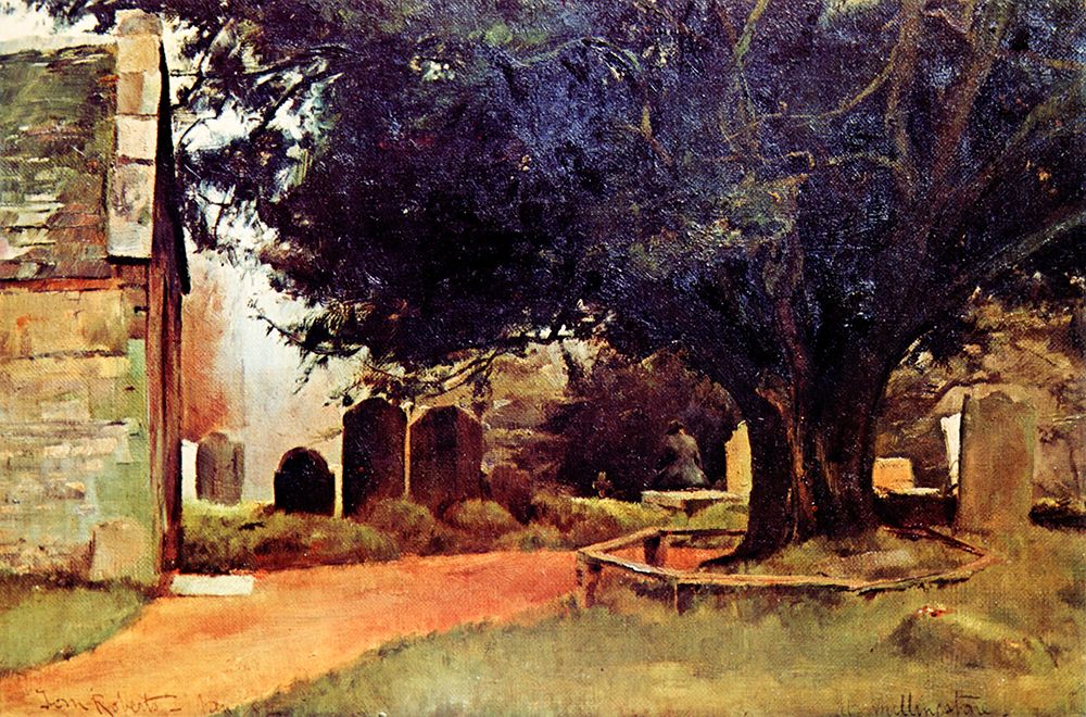 Churchyard, Chillingstowe 1884 art print by Tom Roberts for $57.95 CAD