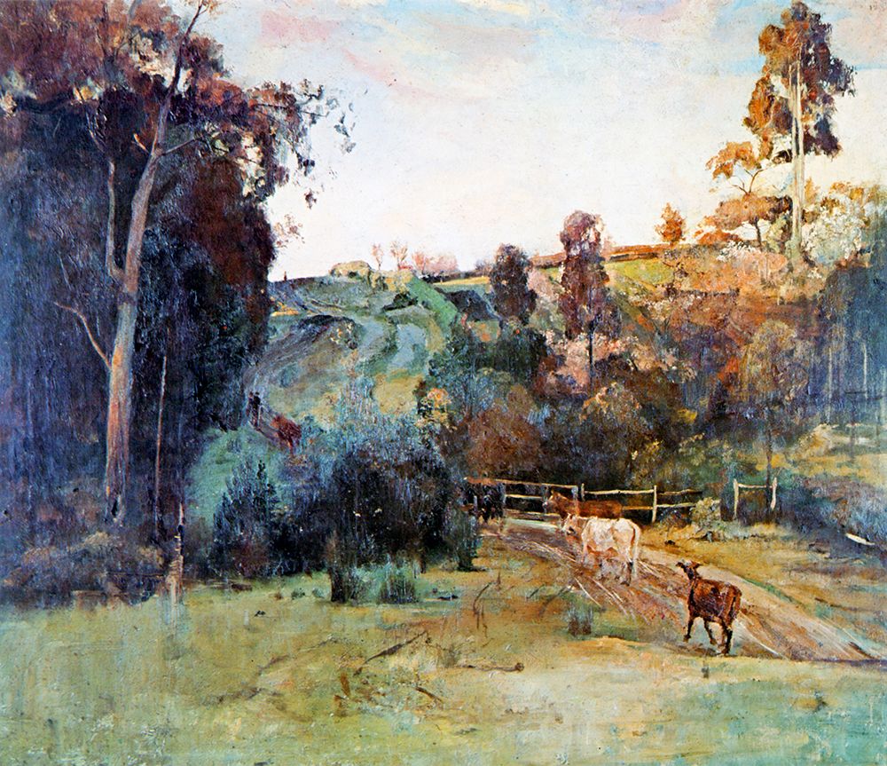 Dewy Eve ca 1887 art print by Tom Roberts for $57.95 CAD