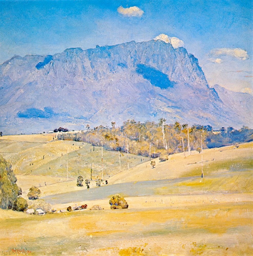 Farm, Mount Roland, Tasmania 1930 art print by Tom Roberts for $57.95 CAD