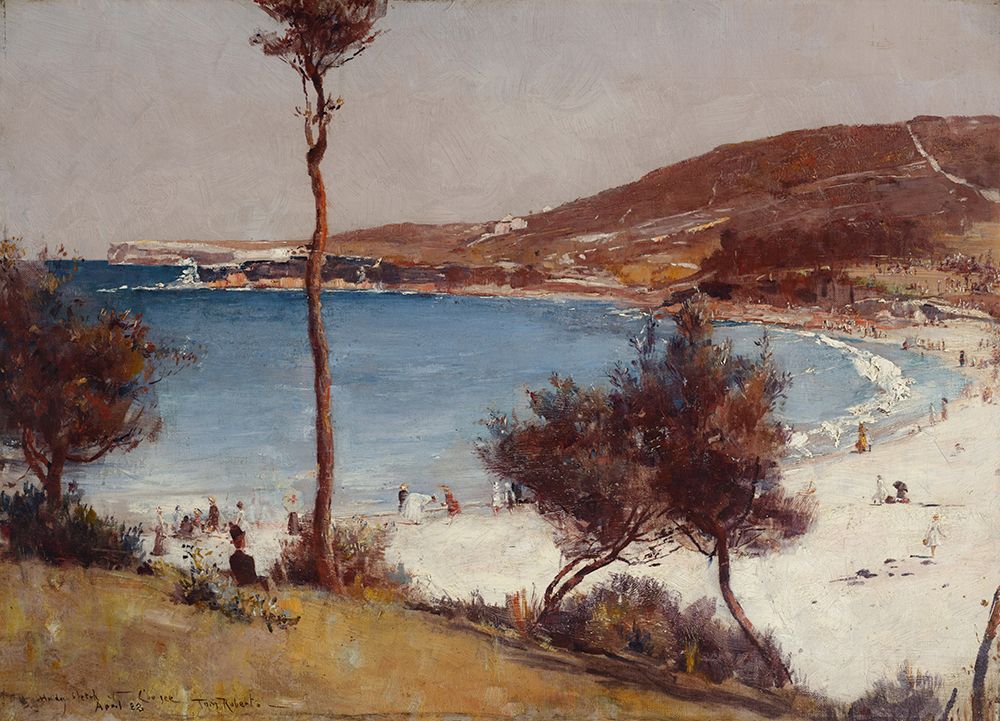 Holiday Sketch at Coogee 1888 art print by Tom Roberts for $57.95 CAD