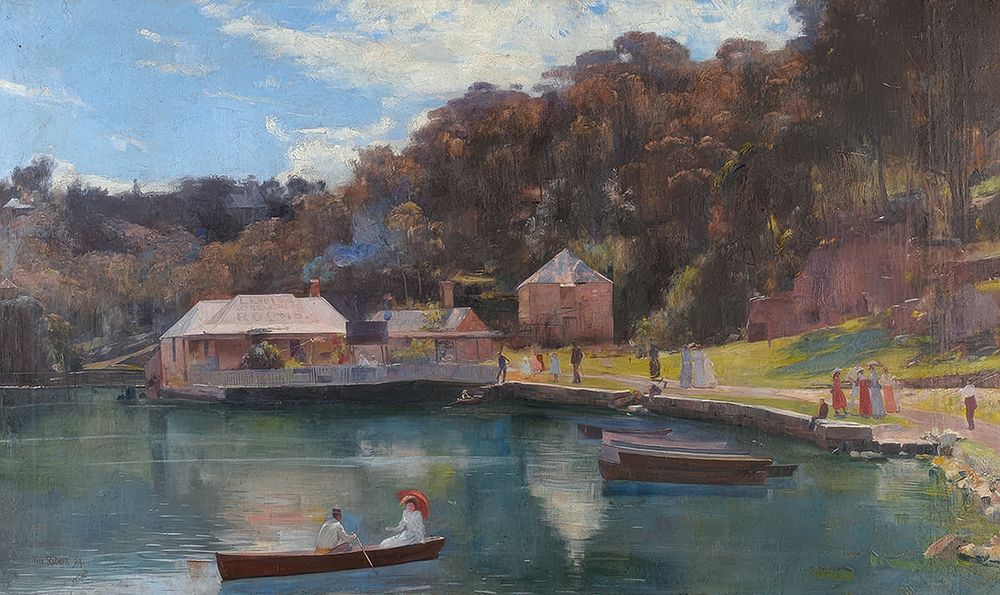 Mossmans Bay 1894 art print by Tom Roberts for $57.95 CAD