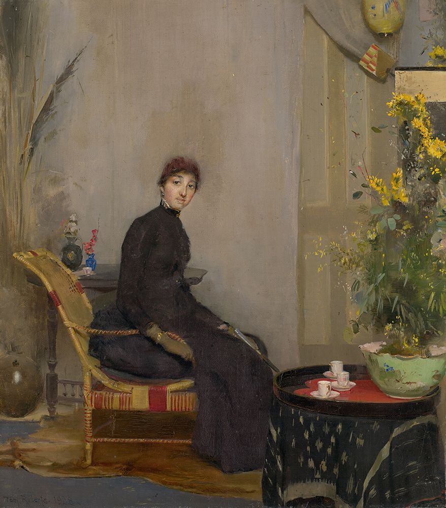 Mrs L. A. Abrahams 1888 art print by Tom Roberts for $57.95 CAD