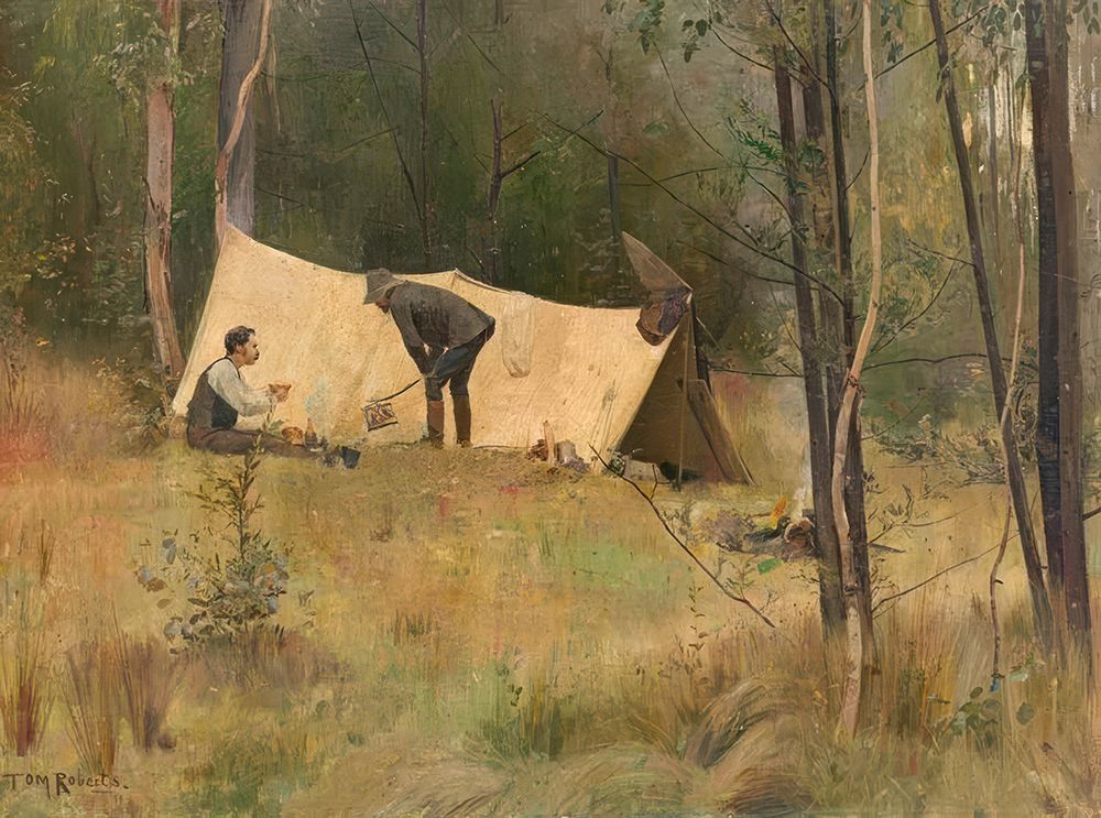 The Artists Camp ca 1886 art print by Tom Roberts for $57.95 CAD