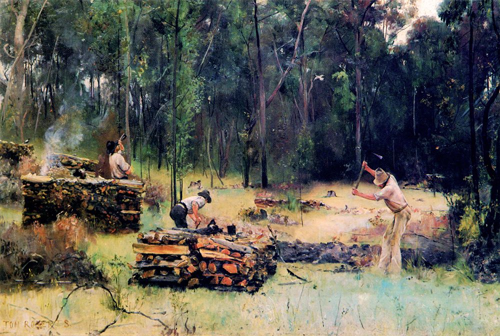 The Splitters ca 1886 art print by Tom Roberts for $57.95 CAD