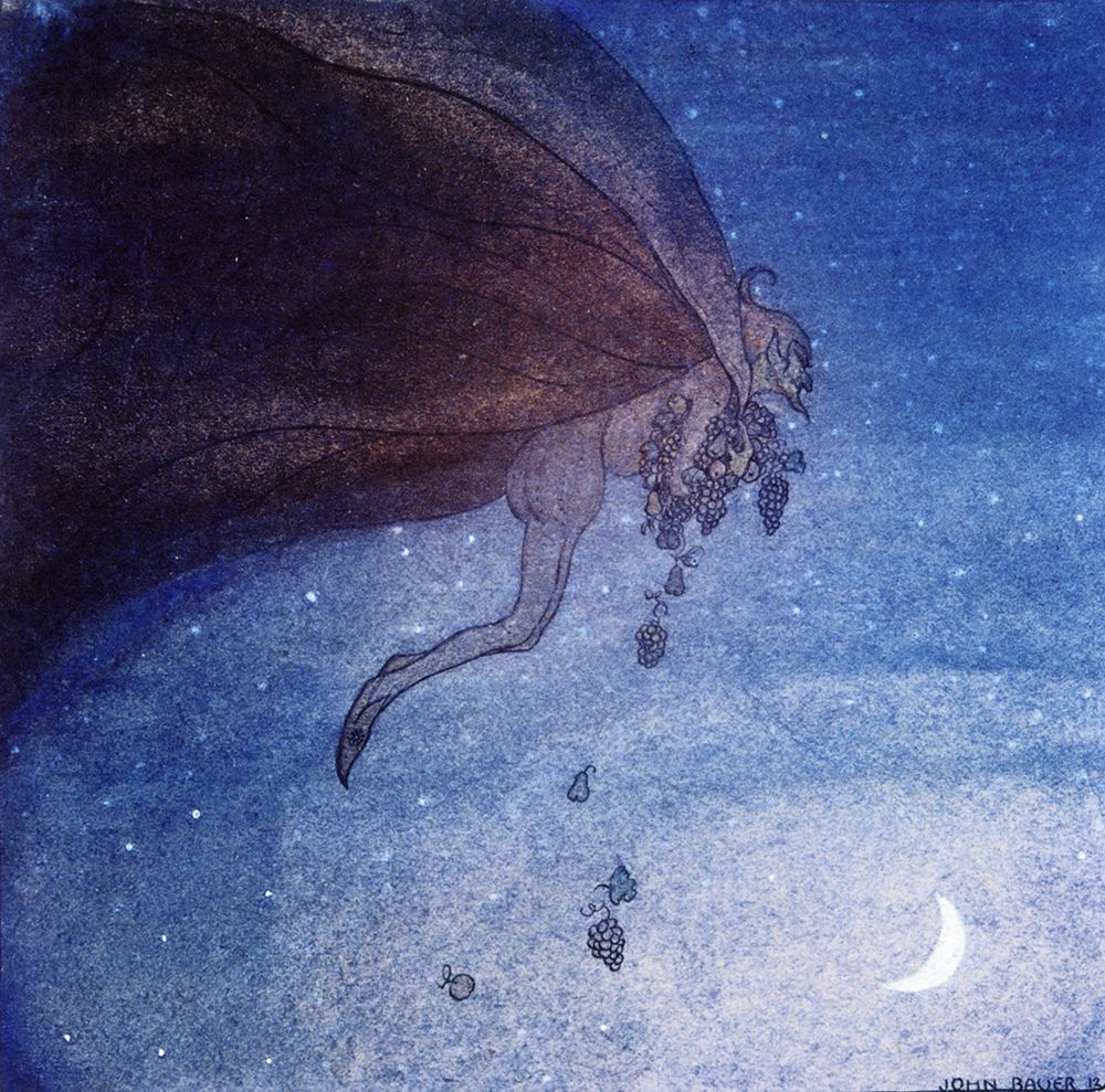 The Magicians Cape ca 1910 art print by John Bauer for $57.95 CAD