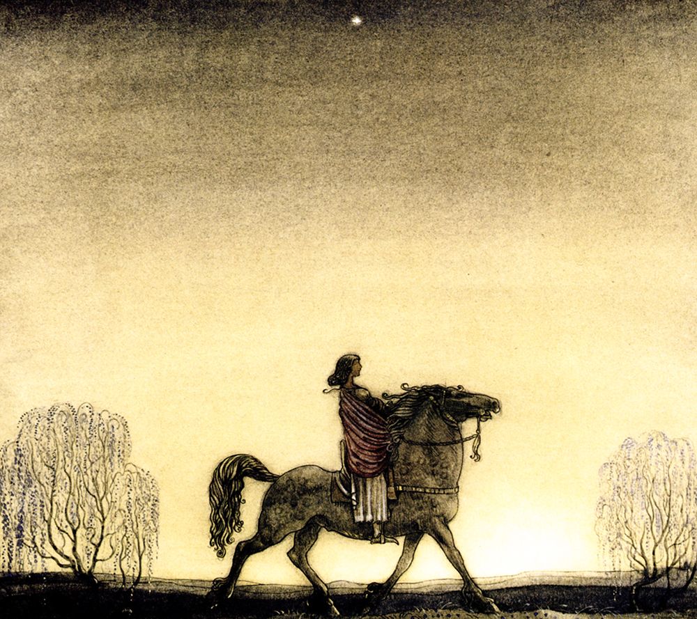 They Rode for Days ca 1910 art print by John Bauer for $57.95 CAD