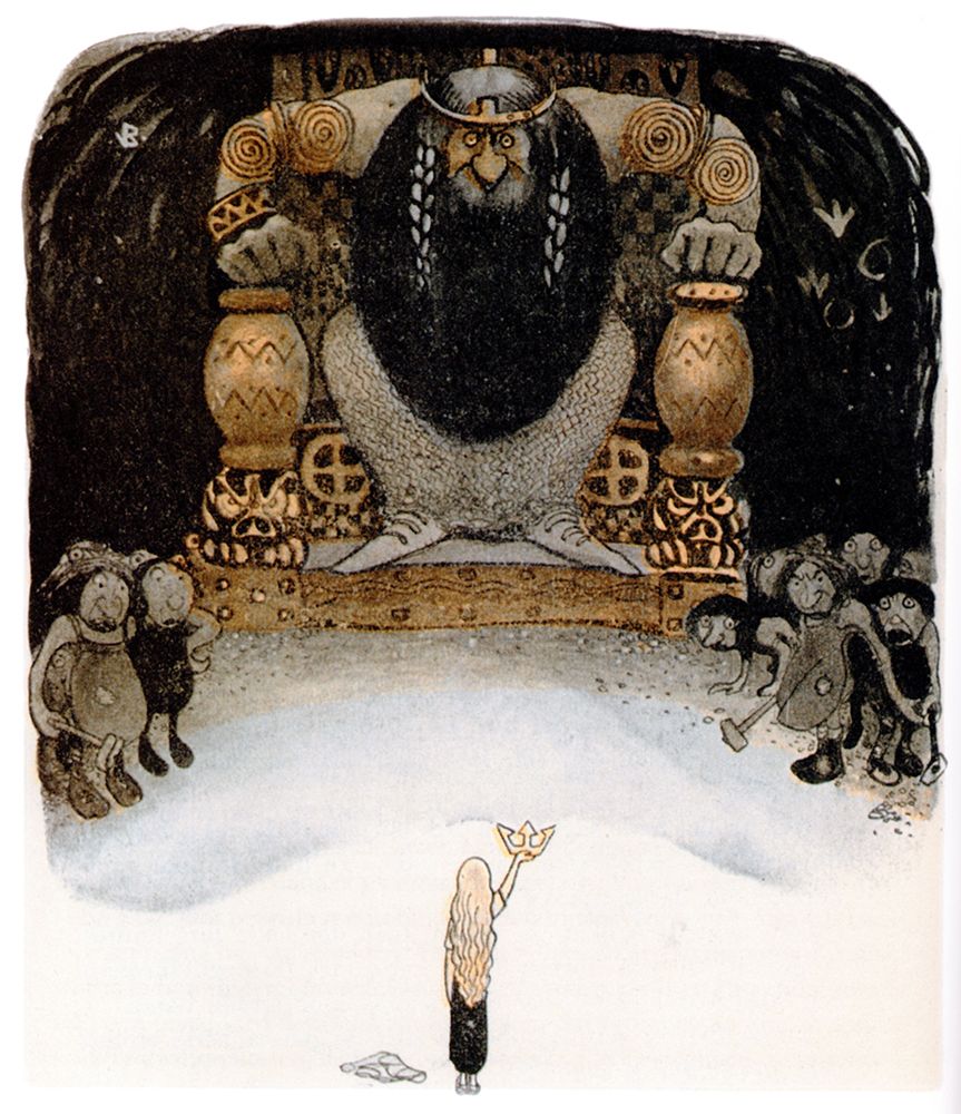 When the Troll Finished Speaking ca 1910 art print by John Bauer for $57.95 CAD