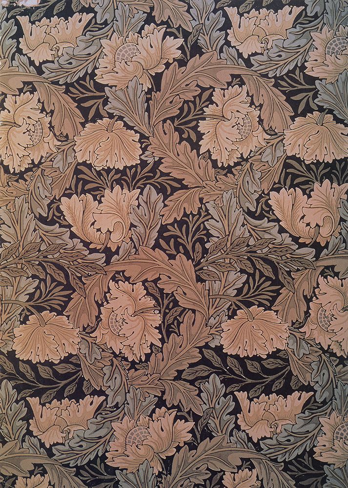 Acanthus and Poppy design art print by William Morris for $57.95 CAD