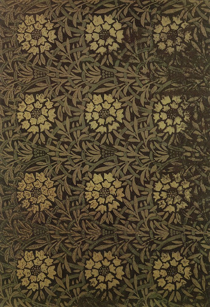 Corticine Floor Cloth 1875 art print by William Morris for $57.95 CAD
