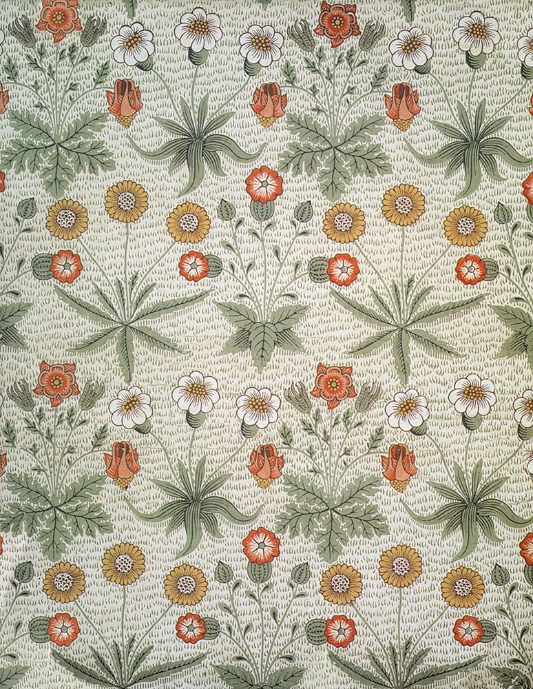 Daisy wallpaper v.2 1864 art print by William Morris for $57.95 CAD