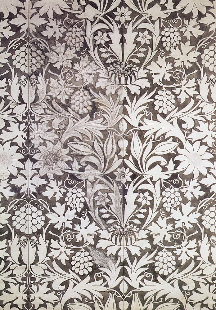 Design for Sunflower Wallpaper 1877 art print by William Morris for $57.95 CAD