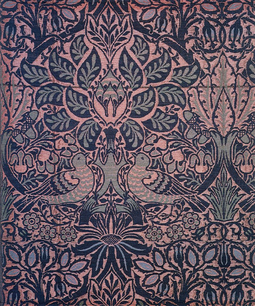 Dove and Rose Fabric 1879 art print by William Morris for $57.95 CAD
