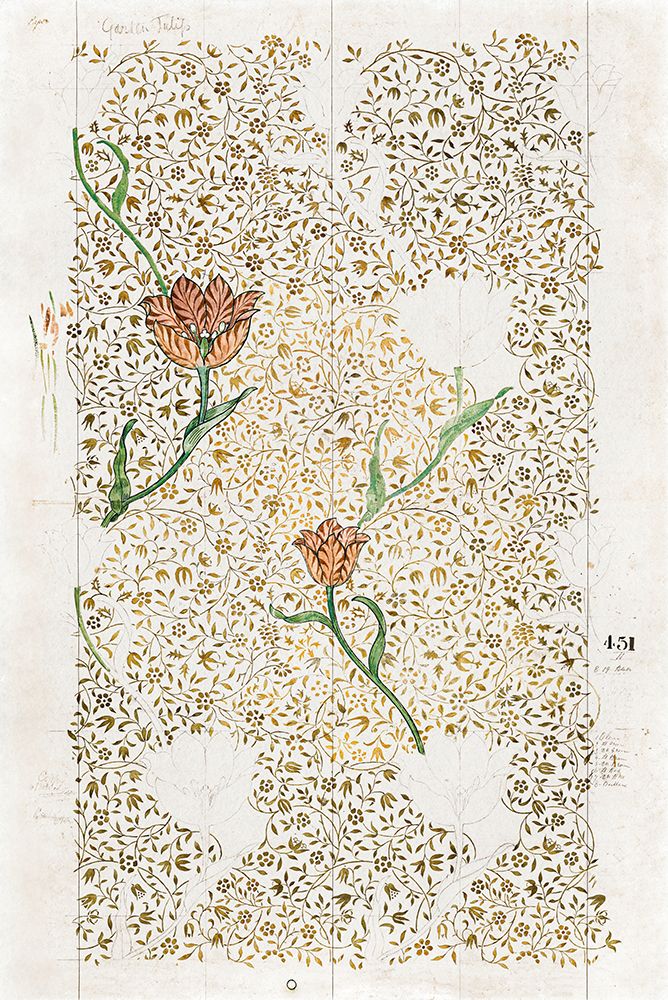 Garden Tulip 1885 art print by William Morris for $57.95 CAD