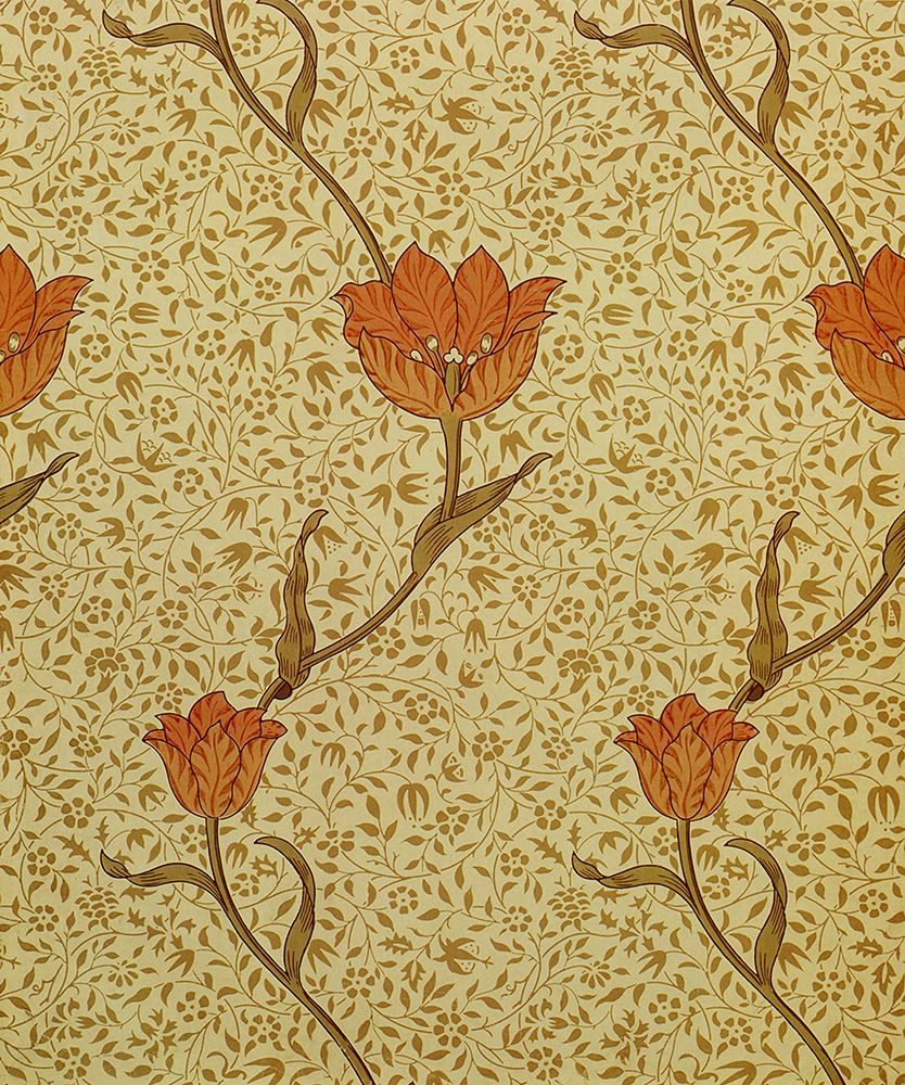 Garden Tulip Wallpaper-1 1885 art print by William Morris for $57.95 CAD
