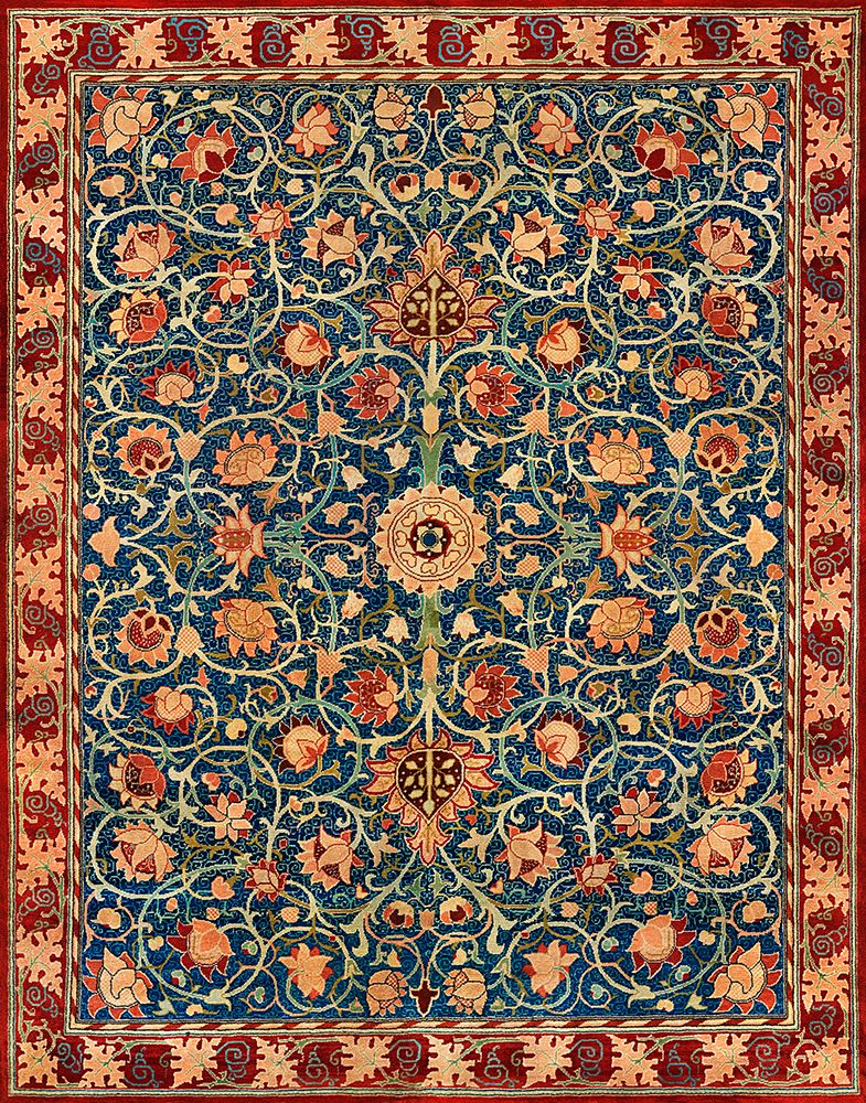 Holland Park Carpet ca 1850 art print by William Morris for $57.95 CAD