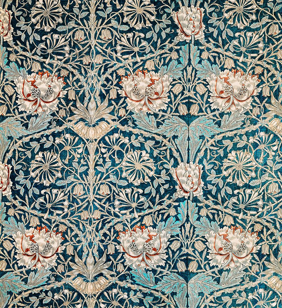 Honeysuckle square 1876 art print by William Morris for $57.95 CAD
