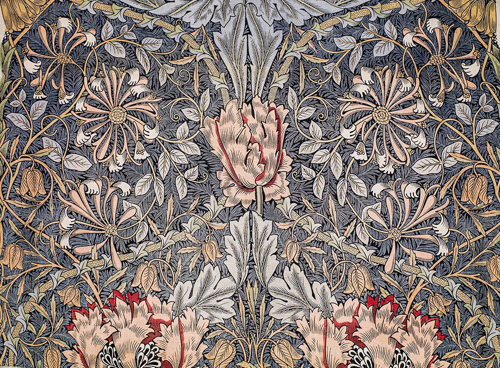 Honeysuckle 1896 art print by William Morris for $57.95 CAD
