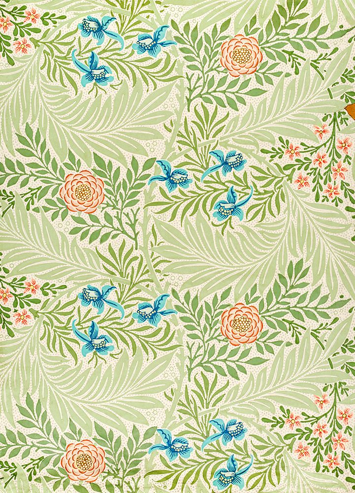 Larkspur 1874 art print by William Morris for $57.95 CAD