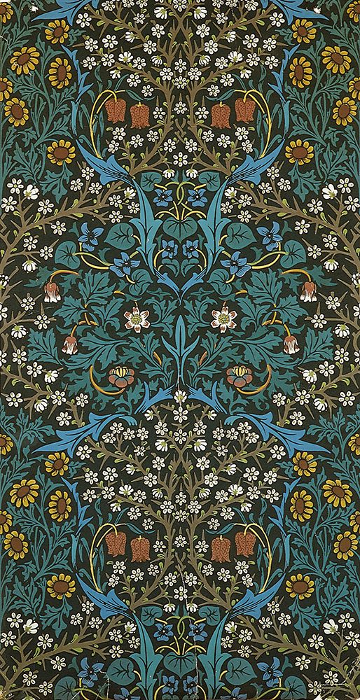 One of a Set of Ten Wallpaper Sheets I art print by William Morris for $57.95 CAD