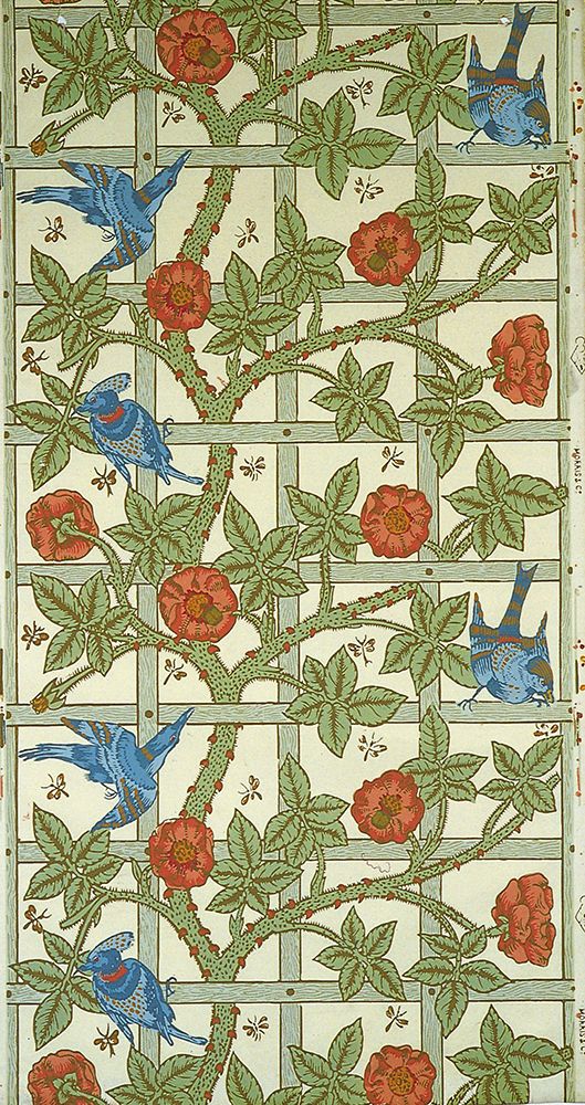 One of a Set of Ten Wallpaper Sheets II art print by William Morris for $57.95 CAD