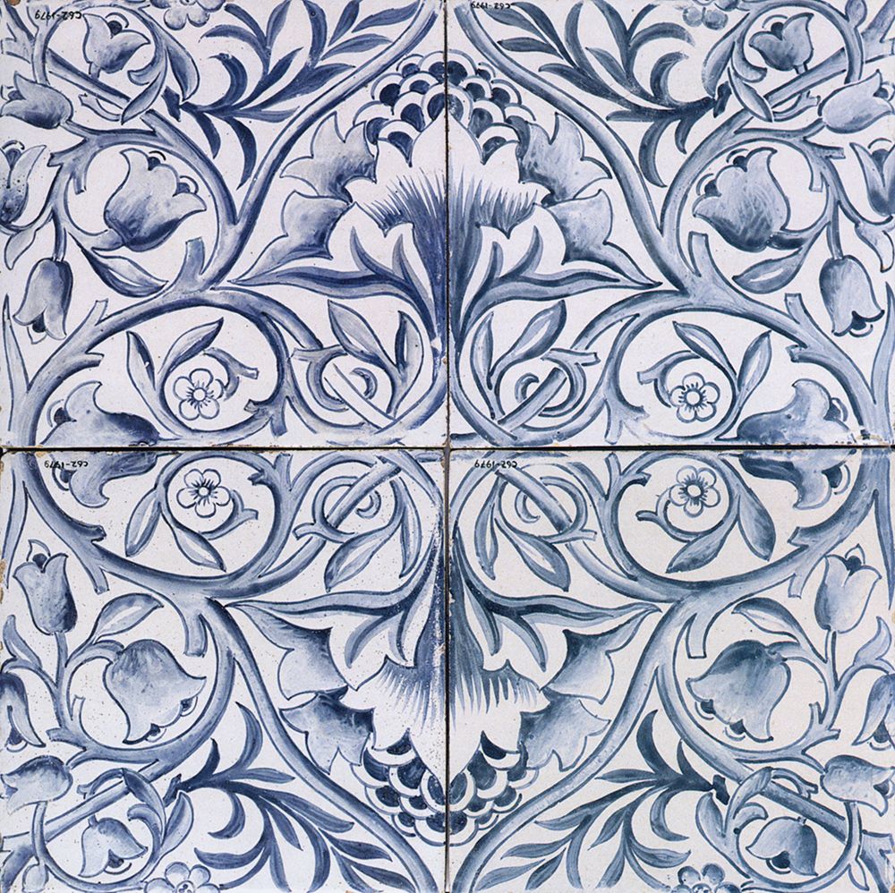 Tile Design ca 1875 art print by William Morris for $57.95 CAD